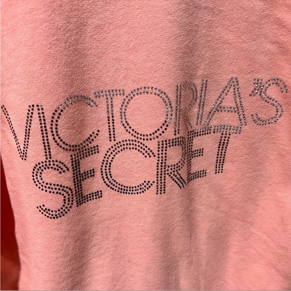 VSPINK BLING CORAL ZIP HOODIE 🥰🌺GUC - Picture 2 of 5